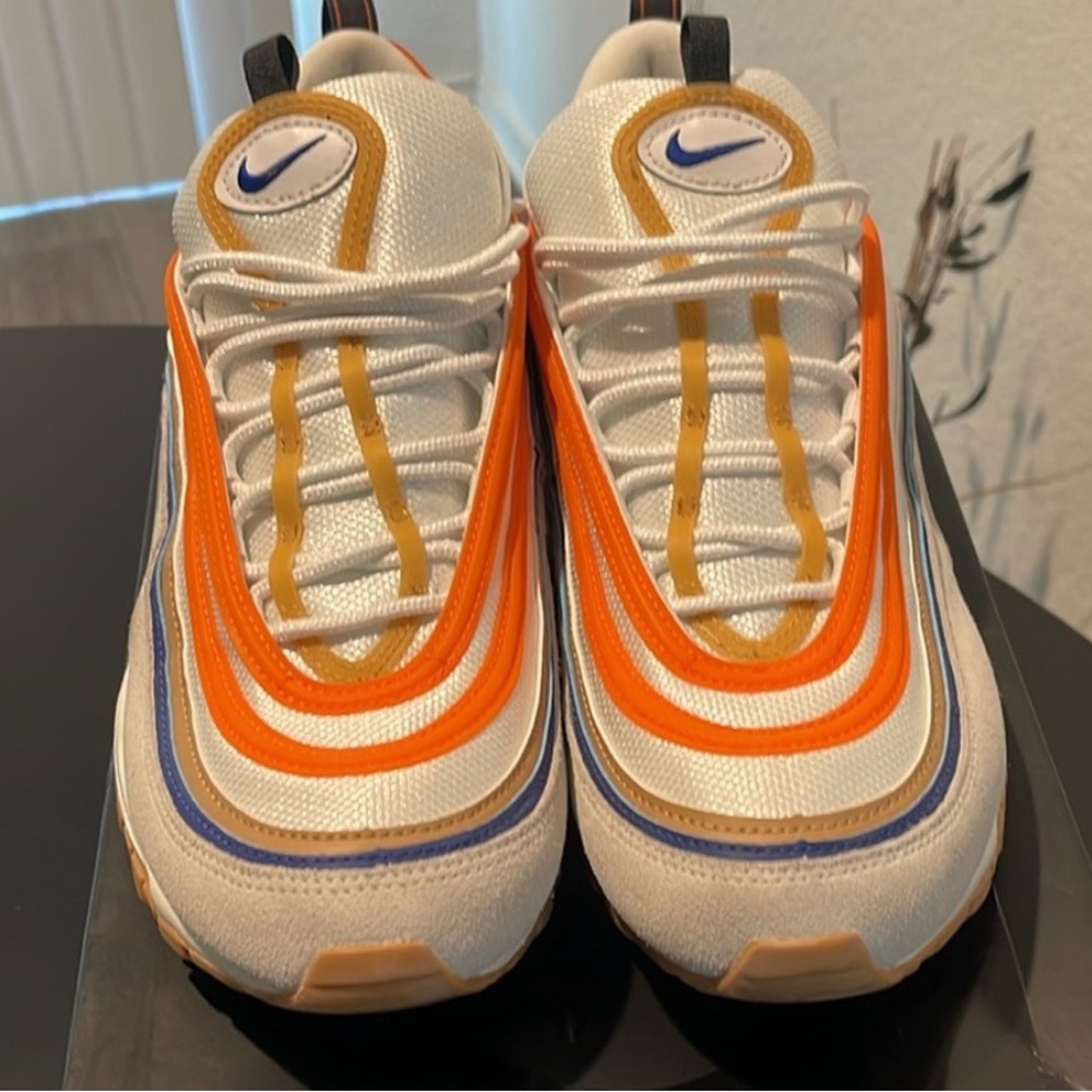 Nike Air Max 97 White Orange Sneakers